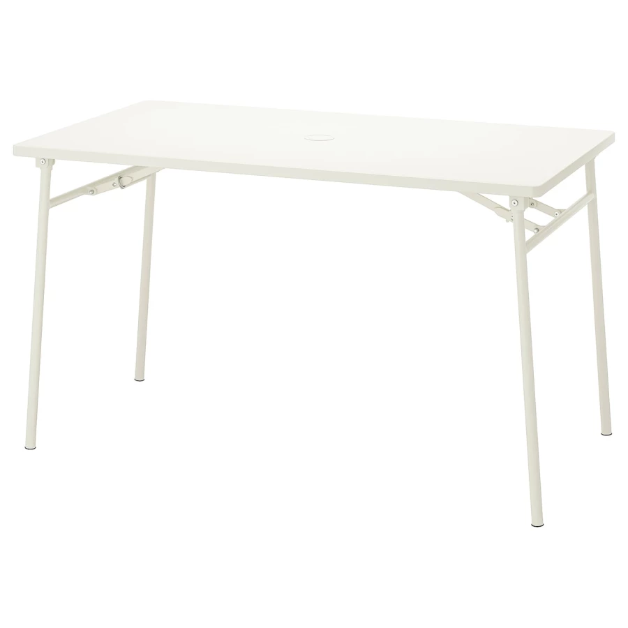 Стол садовый - IKEA TORPARÖ/TORPARO, 75x130x74 см, белый, ТОРПАРЁ ИКЕА (изображение №1)