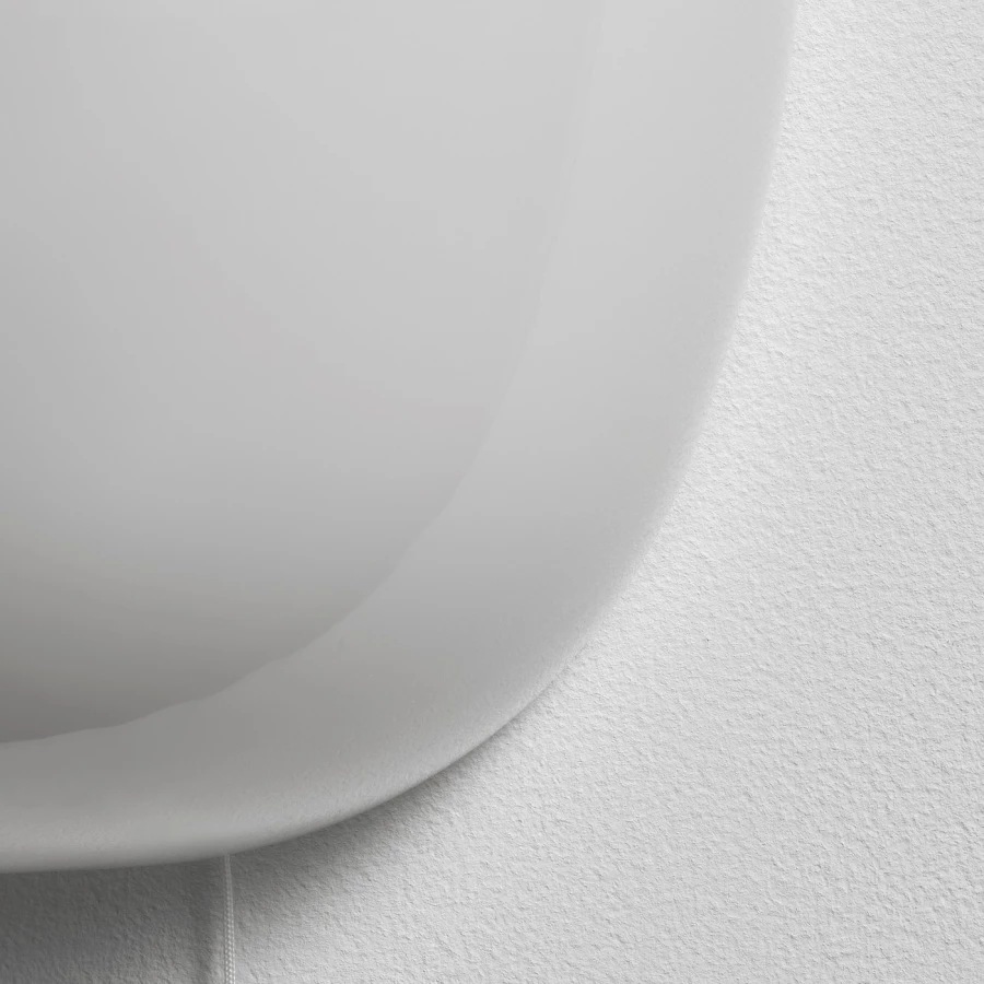 Настенный светильник - KALLBLIXT IKEA/ КАЛЛБЛИКСТ ИКЕА, 27х21,5 см, белый (изображение №3)