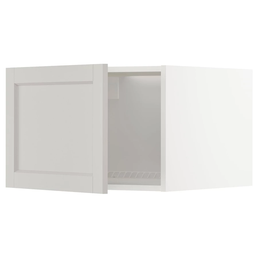 Шкаф для холодильника/морозильной камеры - METOD  IKEA/  МЕТОД ИКЕА, 40х60 см, белый/светло-серый (изображение №1)