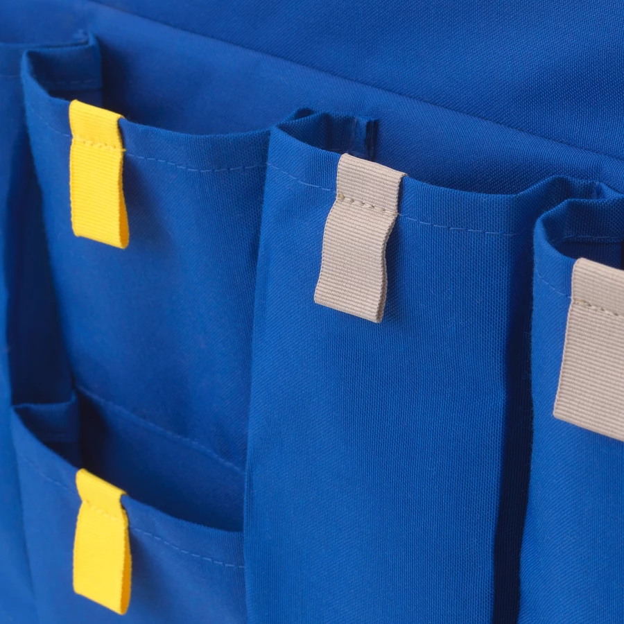 Карман для кровати - MÖJLIGHET / MОJLIGHET IKEA/ МЁЙЛИГХЕТ ИКЕА, 75x27 см, синий (изображение №4)