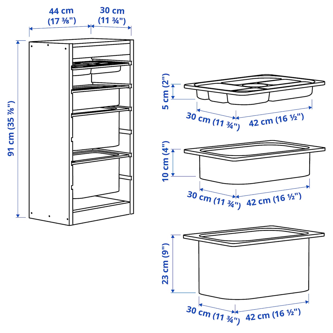 Trofast containers shop