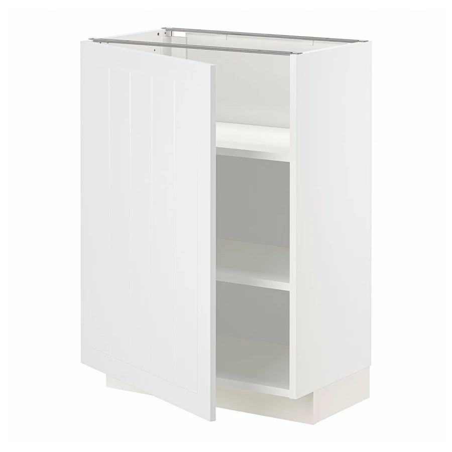 Напольный шкаф - METOD IKEA/ МЕТОД ИКЕА,  88х60 см, белый (изображение №1)