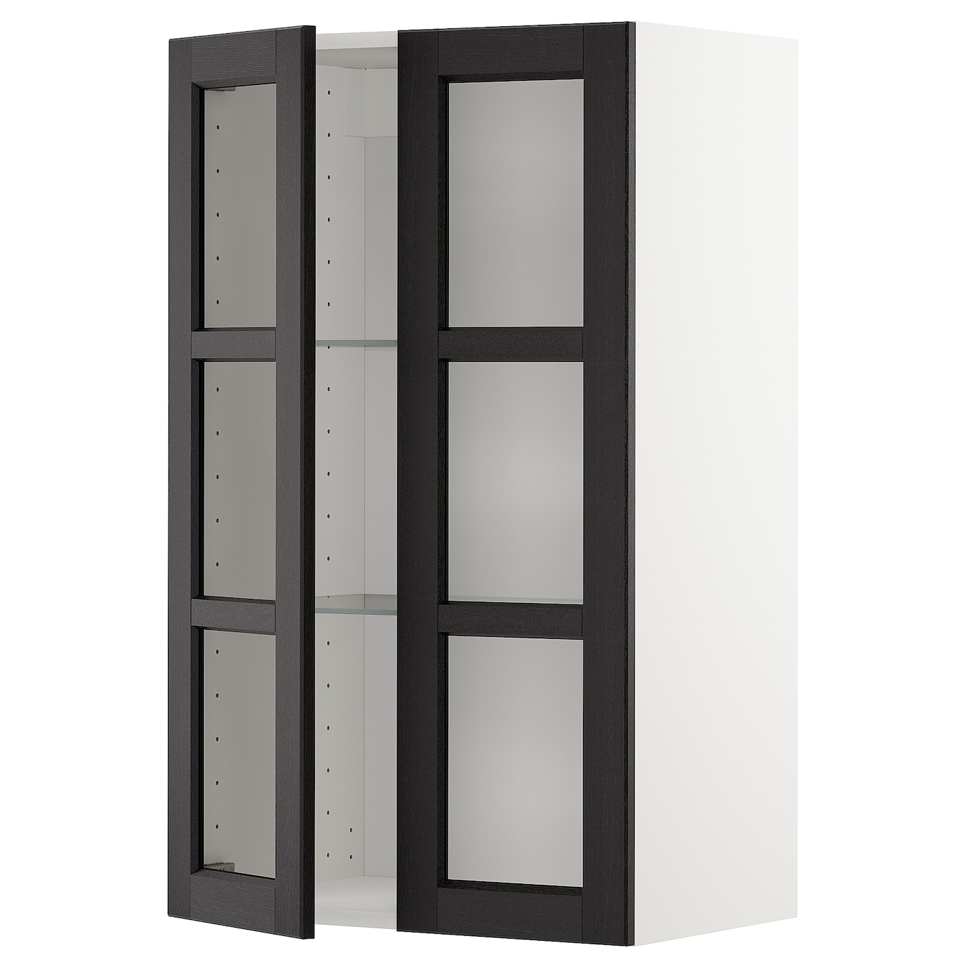 Шкаф  - METOD  IKEA/  МЕТОД ИКЕА, 100х60 см, белый/черный