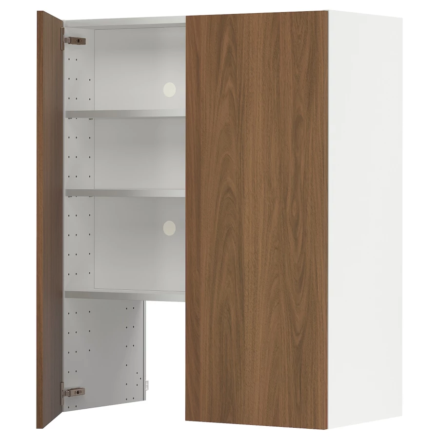 Шкаф для встроенной техники - IKEA METOD, белый/коричневый, МЕТОД ИКЕА (изображение №1)