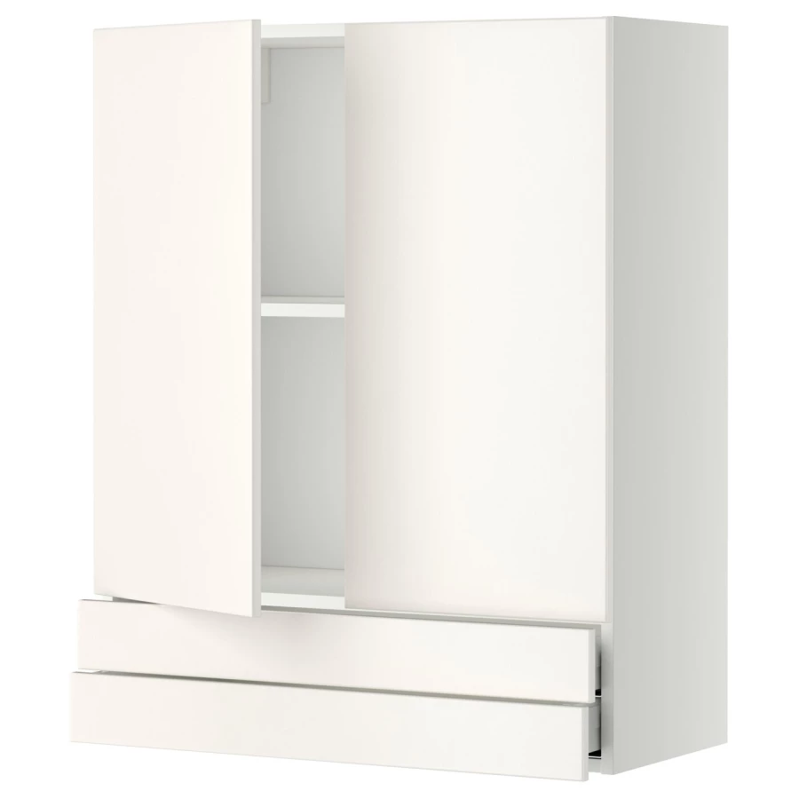 Шкаф  - METOD / MAXIMERA IKEA/  МЕТОД/МАКСИМЕРА ИКЕА, 100х80 см, белый (изображение №1)
