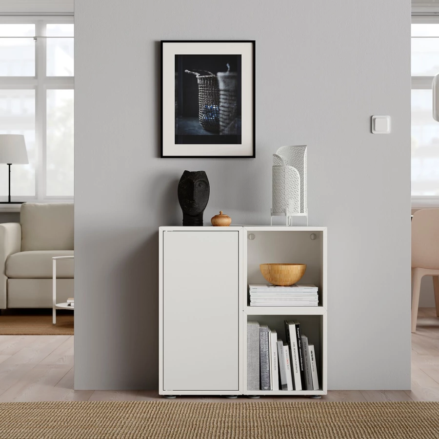 Комбинация для хранения - EKET IKEA/ЭКЕТ ИКЕА, 70x35x72 ,белый (изображение №2)