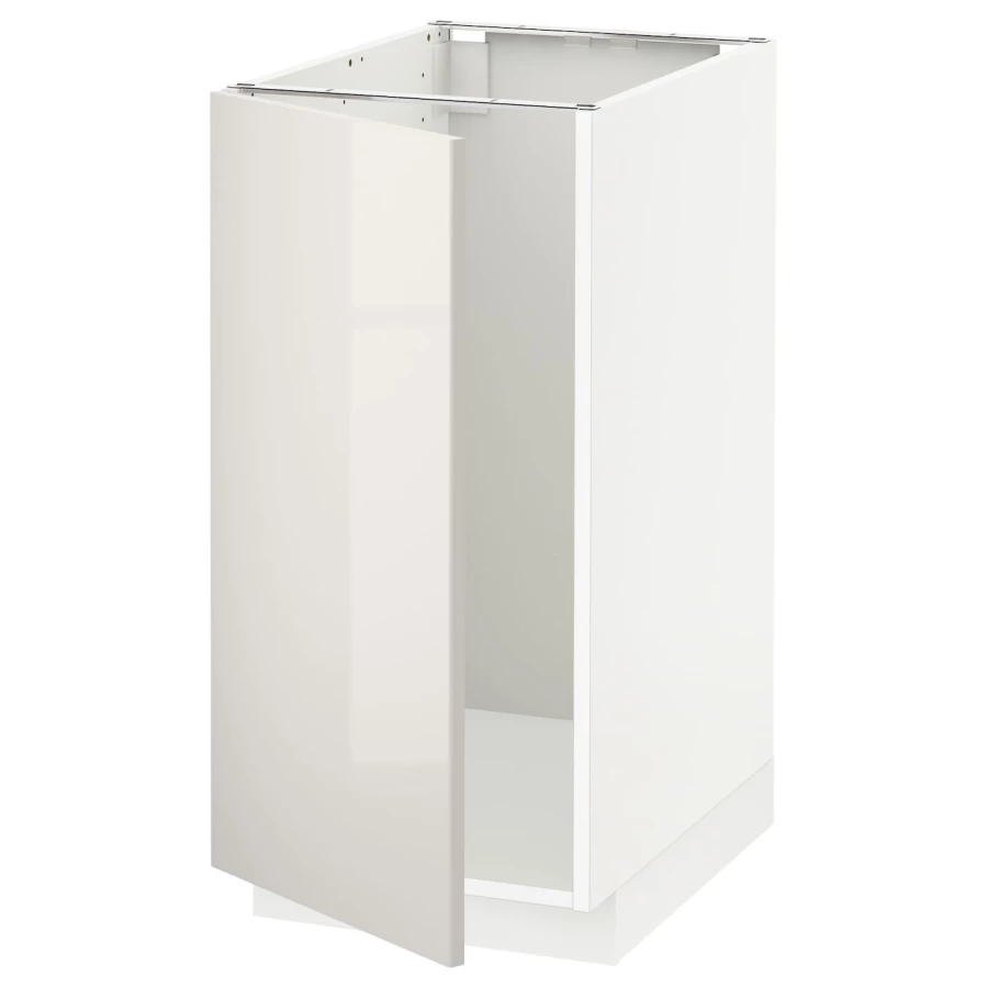 Напольный шкаф - METOD IKEA/ МЕТОД ИКЕА,  40х88 см, белый (изображение №1)