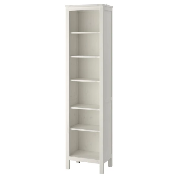 Открытый книжный шкаф - IKEA HEMNES, 49x197 см, белый, ХЕМНЭС ИКЕА