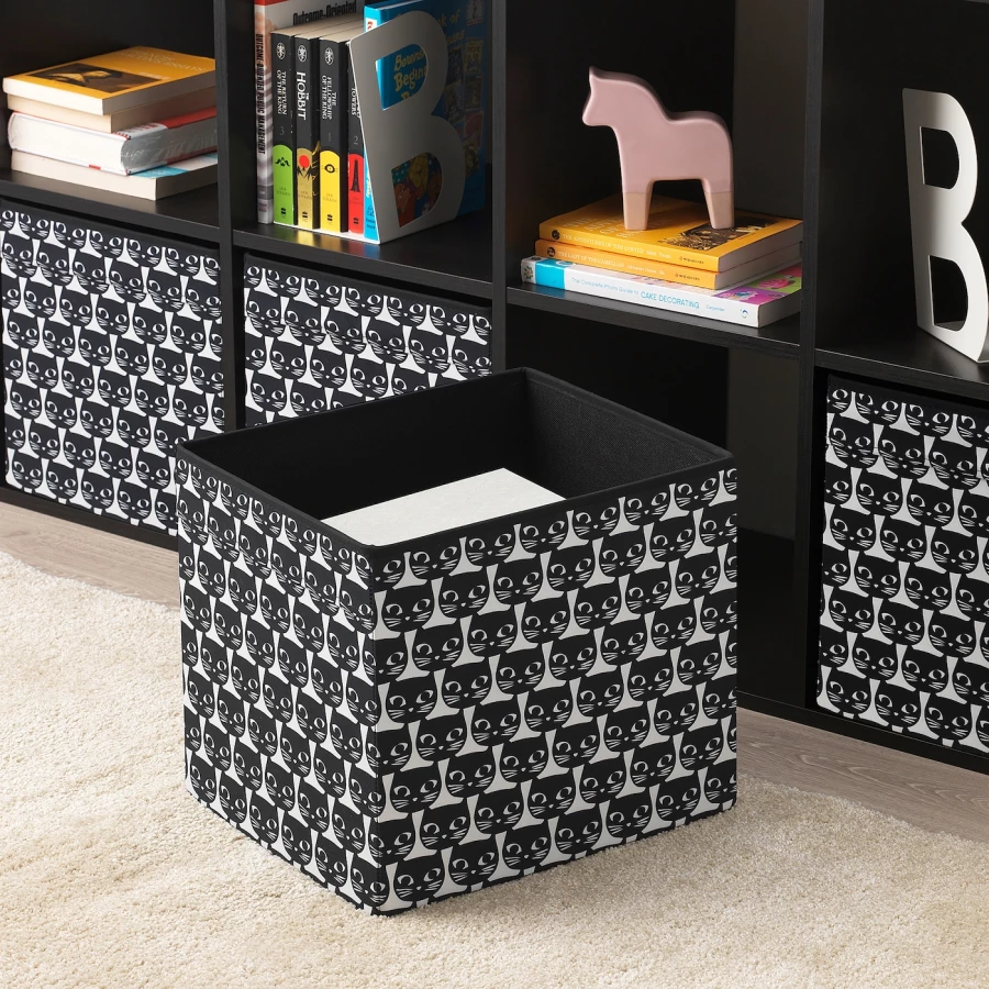 Коробка - DRÖNA/ DRОNA IKEA/ ДРЕНА ИКЕА, 33х33 см,черный (изображение №2)