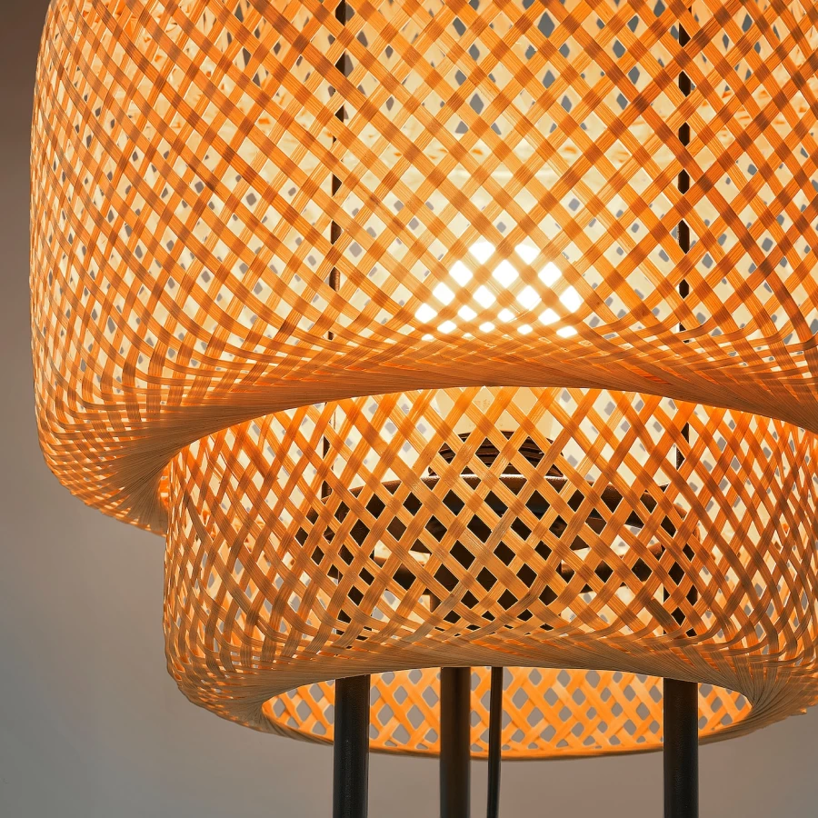 Напольные светильники - SINNERLIG IKEA/СИННЕРЛИГ ИКЕА, 127 см, бежевый (изображение №4)