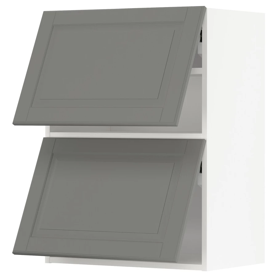 Шкаф - METOD  IKEA/  МЕТОД ИКЕА, 60х80 см, белый/серый (изображение №1)