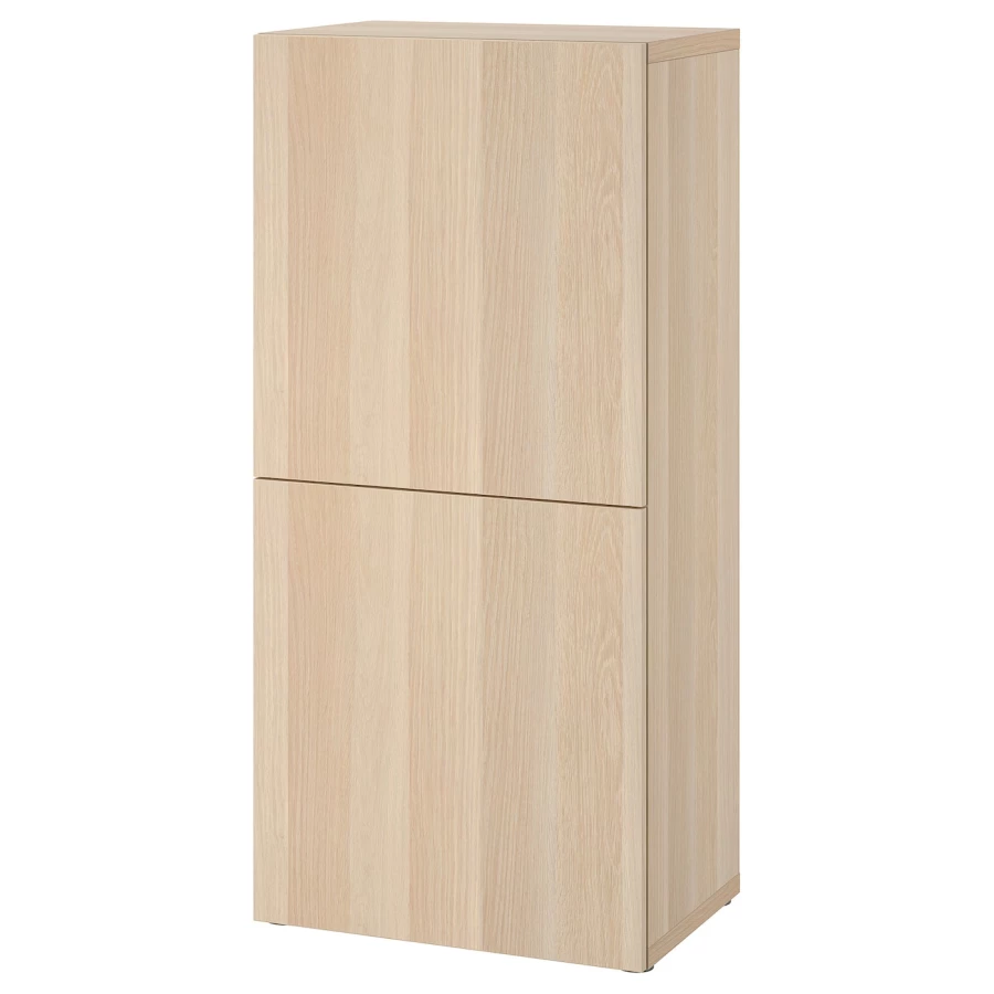 Шкаф - IKEA BESTÅ/BESTA/ БЕСТО ИКЕА, 60x42x129 см, коричневый (изображение №1)
