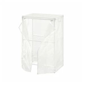 Стеллаж с чехлом - IKEA JOSTEIN, 61х41х90 см, белый, ЮСТЕЙН ИКЕА