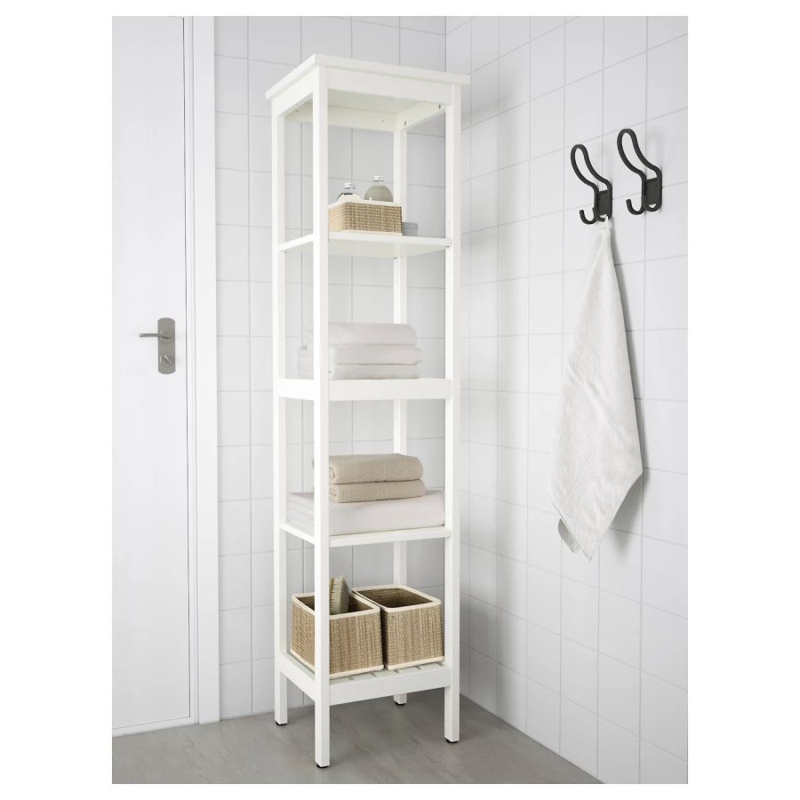 Стеллаж - IKEA HEMNES, 42x37х172 см, белый, ХЕМНЕС ИКЕА (изображение №2)