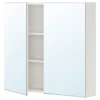 Настенный шкаф для ванной комнаты - ENHET IKEA/ ЭНХЕТ ИКЕА, 80х75х17 см, белый