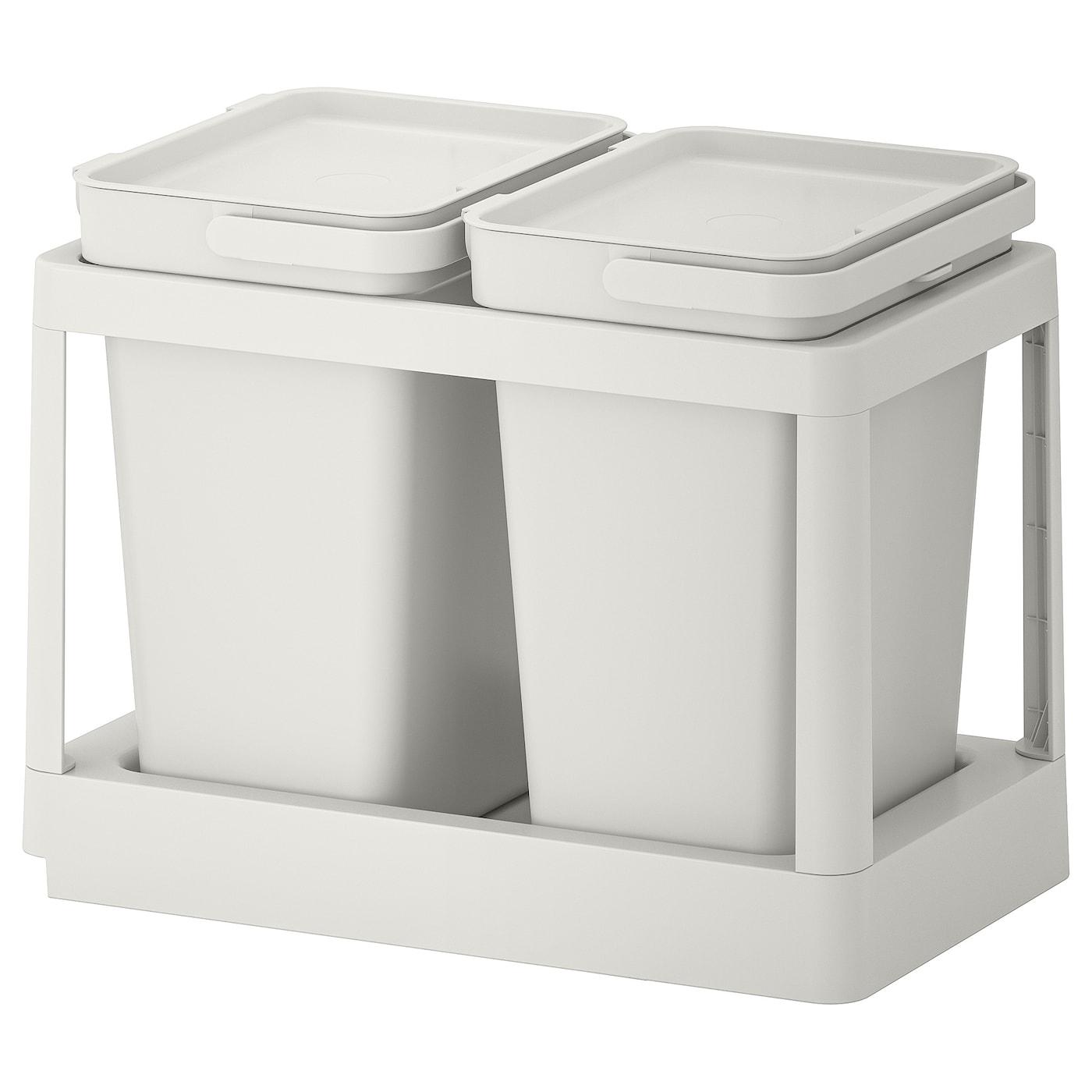 Контейнеры для сортировки мусора - IKEA HÅLLBAR/HALLBAR, 20л, белый, ХОЛЛБАР ИКЕА
