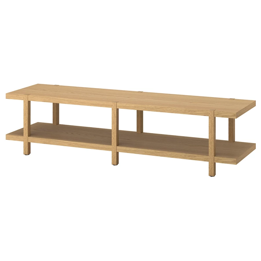 Книжный шкаф/скамья IKEA STOCKHOLM 2025/СТОКГОЛЬМ 2025 ИКЕА,  180x41x44 см, светло-коричневый (изображение №1)