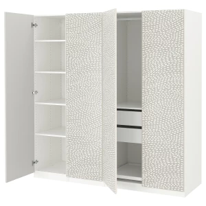 Шкаф - IKEA PAX/MISTUDDEN/ПАКС/МИСТУДДЕН ИКЕА, 60х200х201,2 см, белый/серый