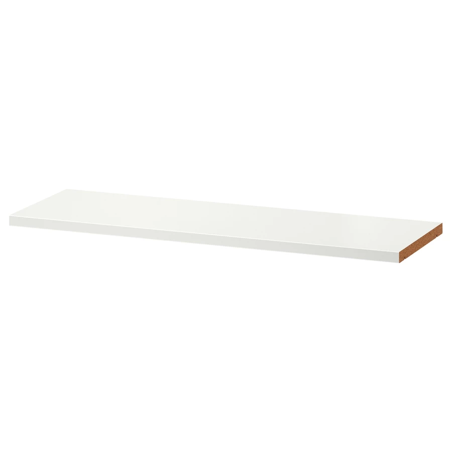 Книжная полка - IKEA BILLY/БИЛЛИ ИКЕА, 76х26 см, белый (изображение №1)