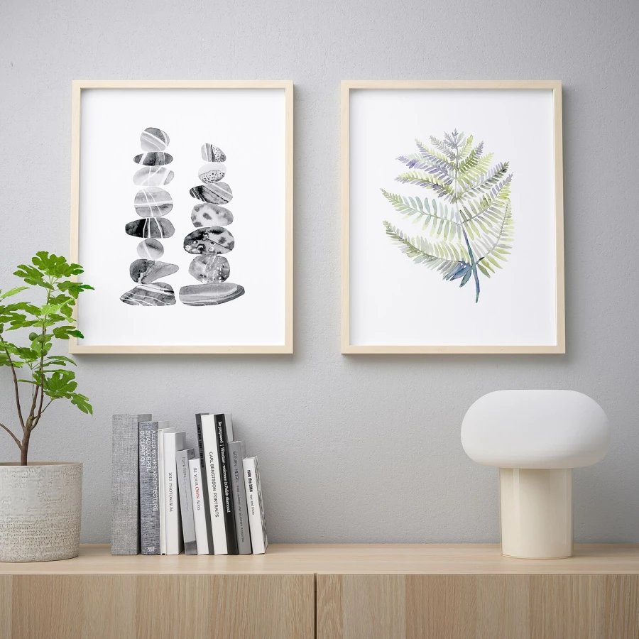 Постер, 2 шт. - IKEA BILD, 40х50 см, «Исследование природы», БИЛЬД ИКЕА (изображение №2)