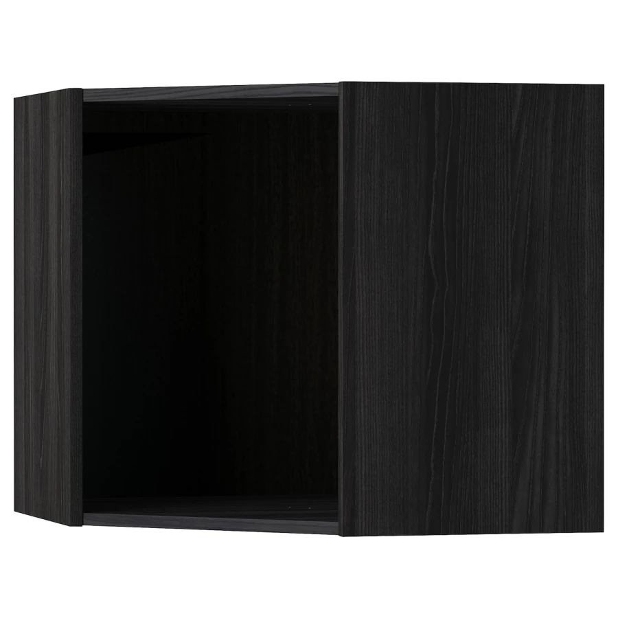 Каркас углового навесного шкафа - METOD IKEA/МЕТОД ИКЕА, 60х67,5 см, черный (изображение №1)