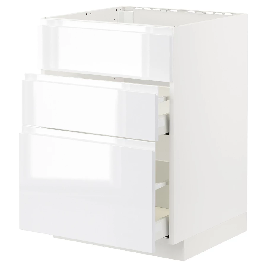 Напольный шкаф - METOD / MAXIMERA IKEA/ МЕТОД/ МАКСИМЕРА ИКЕА,  80х60 см, белый (изображение №1)