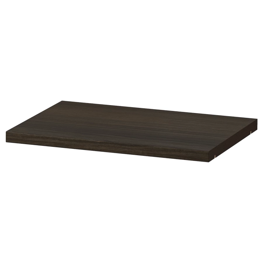 Полка - IKEA BILLY/БИЛЛИ ИКЕА, 36х26 см, темно-коричневый (изображение №1)