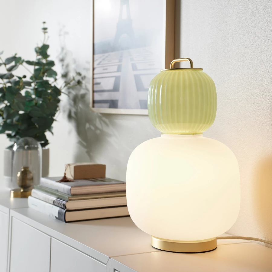 Лампа - PILBLIXT  IKEA/ПИЛЬБЛИКСТ ИКЕА, 41 см, белый (изображение №2)
