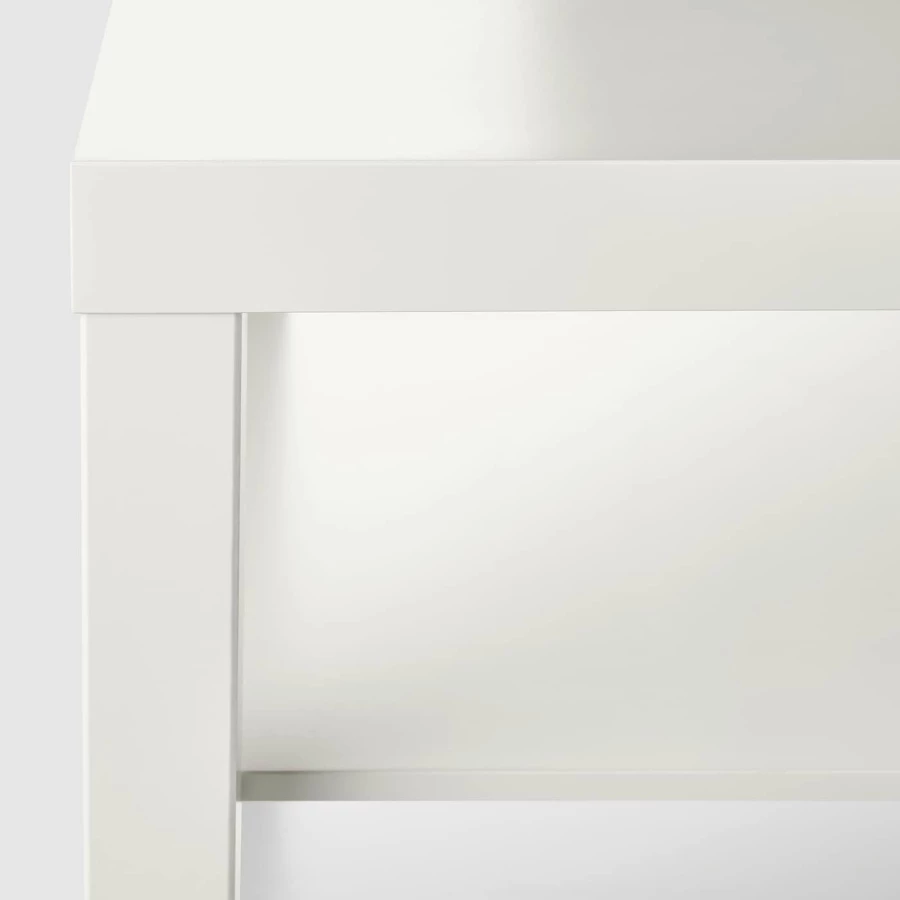 Журнальный стол - IKEA LACK/ИКЕА ЛАКК, 90х55х45 см, белый (изображение №4)