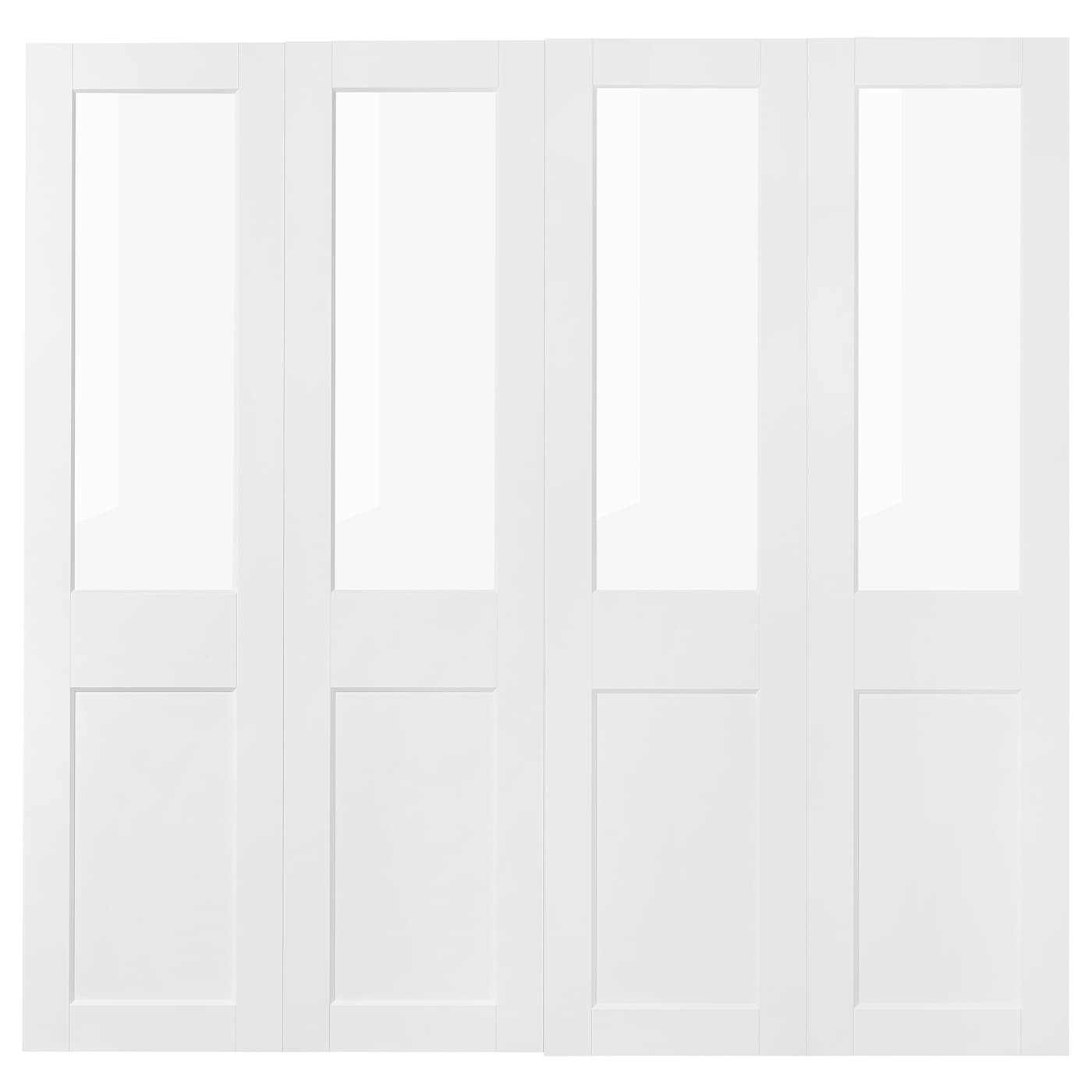 Раздвижные двери - IKEA GRIMO/ГРИМО ИКЕА, 201х200 см, белый