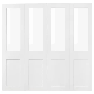 Раздвижные двери - IKEA GRIMO/ГРИМО ИКЕА, 201х200 см, белый