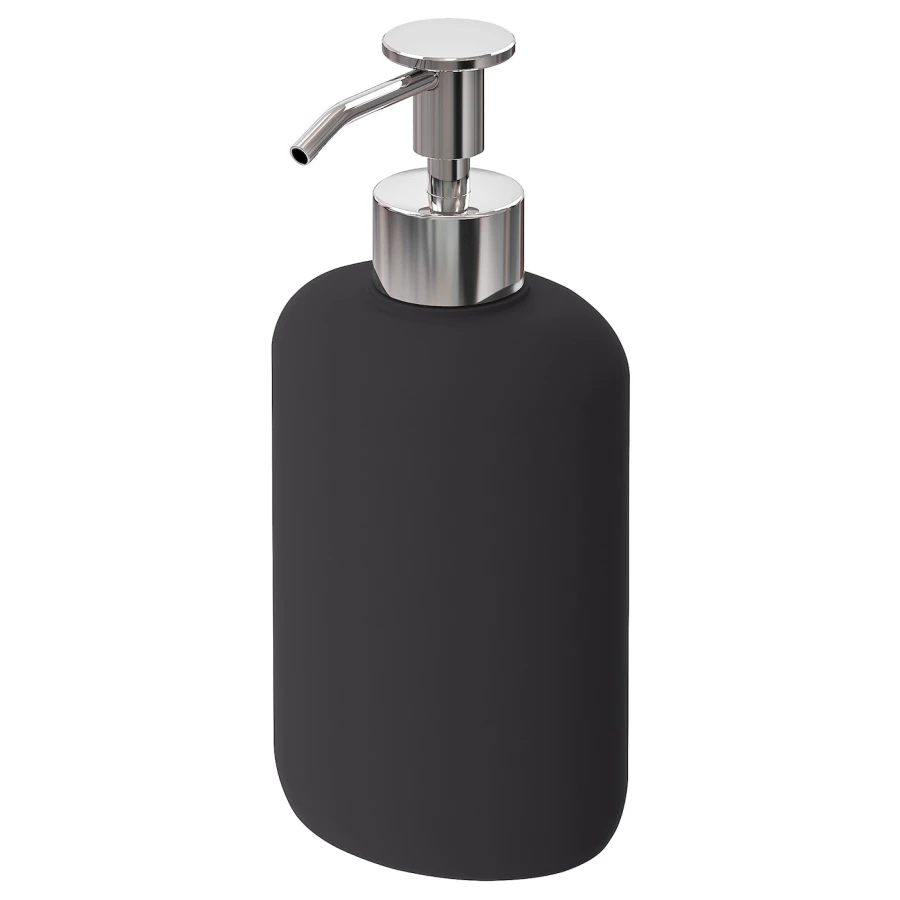 Дозатор для мыла - EKOLN IKEA/ ЭКОЛЬН  ИКЕА,  18 см, черный (изображение №1)