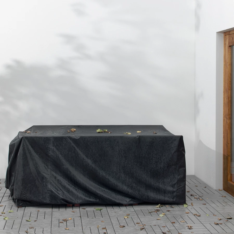 Сумка для хранения садовой мебели - ТOSTERÖ /TOSTERО IKEA/ ТОСТЕРО ИКЕА,  215x135 см, черный (изображение №5)