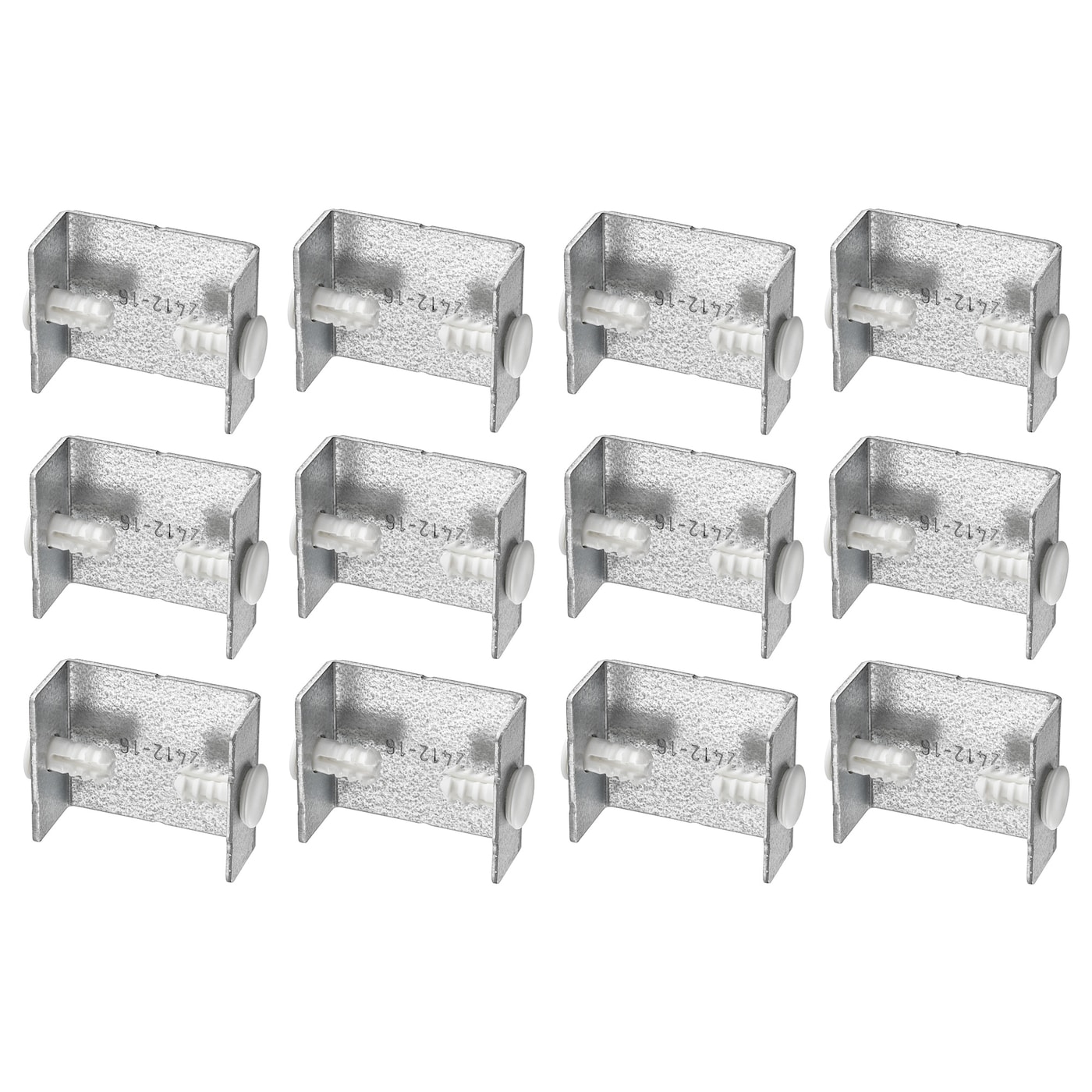 Соединительный фитинг - EKET IKEA/ ЭКЕТ ИКЕА, 12 шт, серебрянный