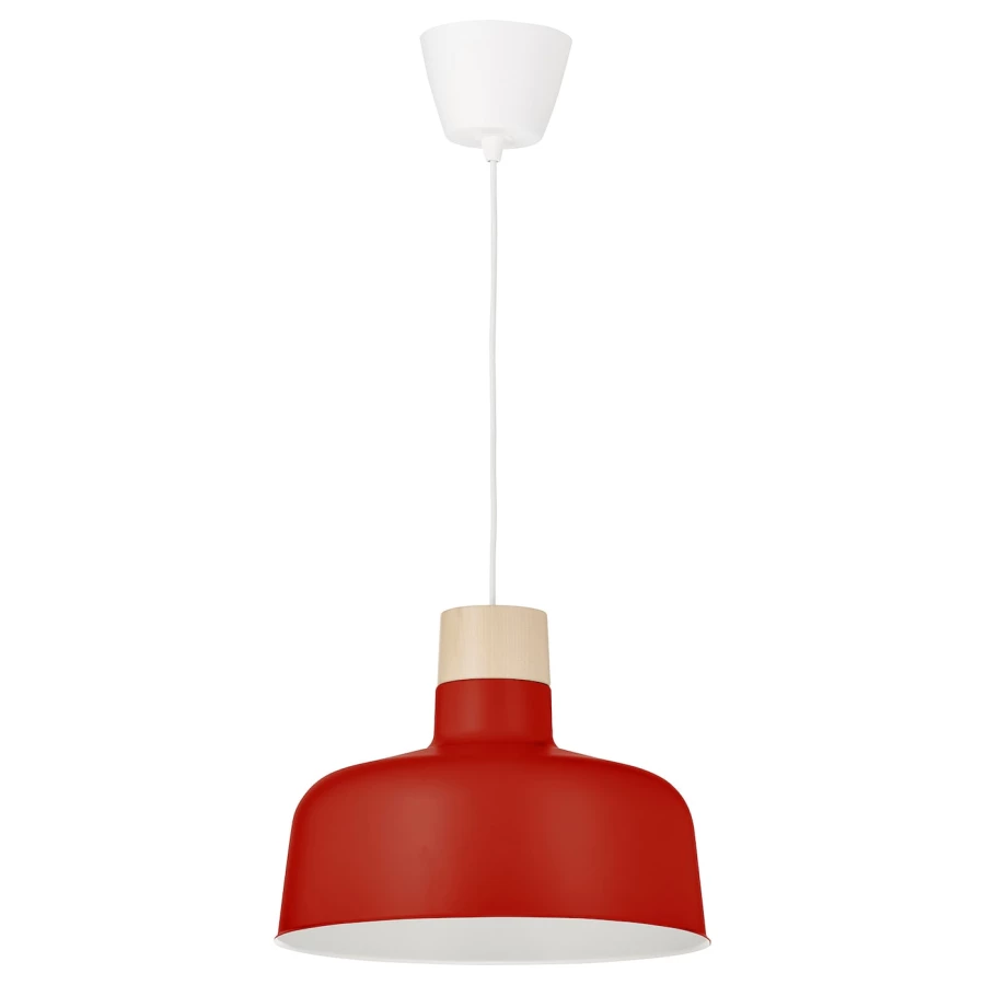 Подвесной светильник - BUNKEFLO IKEA/ БУНКЕФЛУ  ИКЕА, красный (изображение №1)