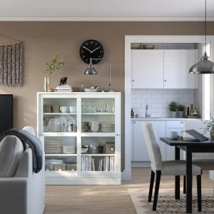 Второе фото. HAVSTA Шкаф-витрина с цоколем ИКЕА