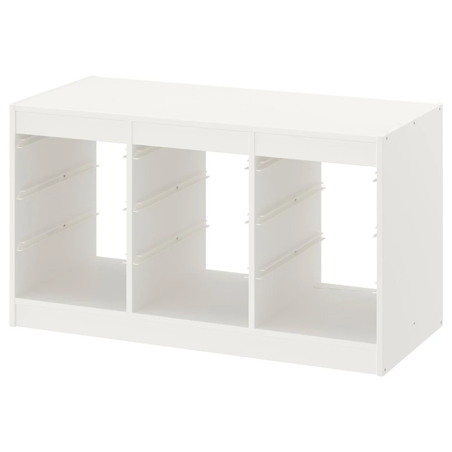Каркас стеллажа - IKEA TROFAST, 99х44х56 см, белый, ТРУФАСТ ИКЕА (изображение №1)