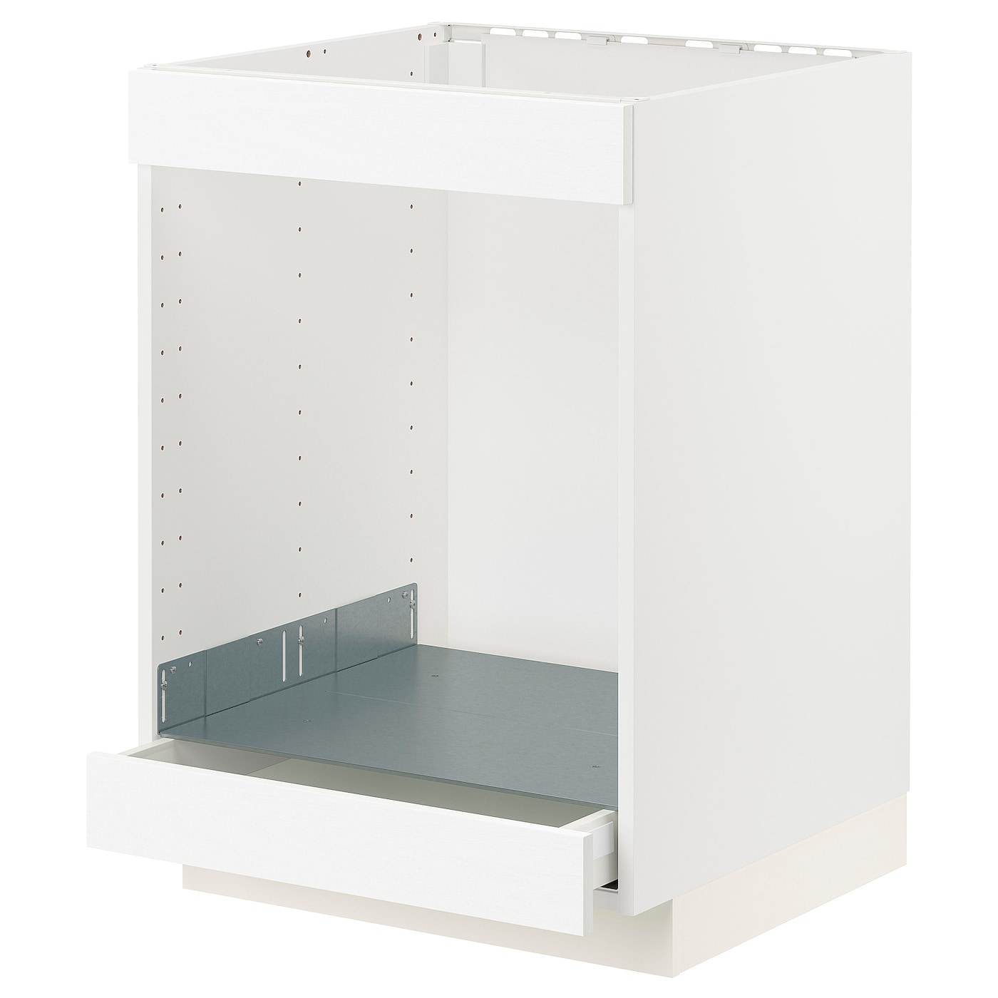 Каркас для плиты с ящиками - METOD / MAXIMERA IKEA/ МЕТОД / МАКСИМЕРА ИКЕА, 88х60 см, белый