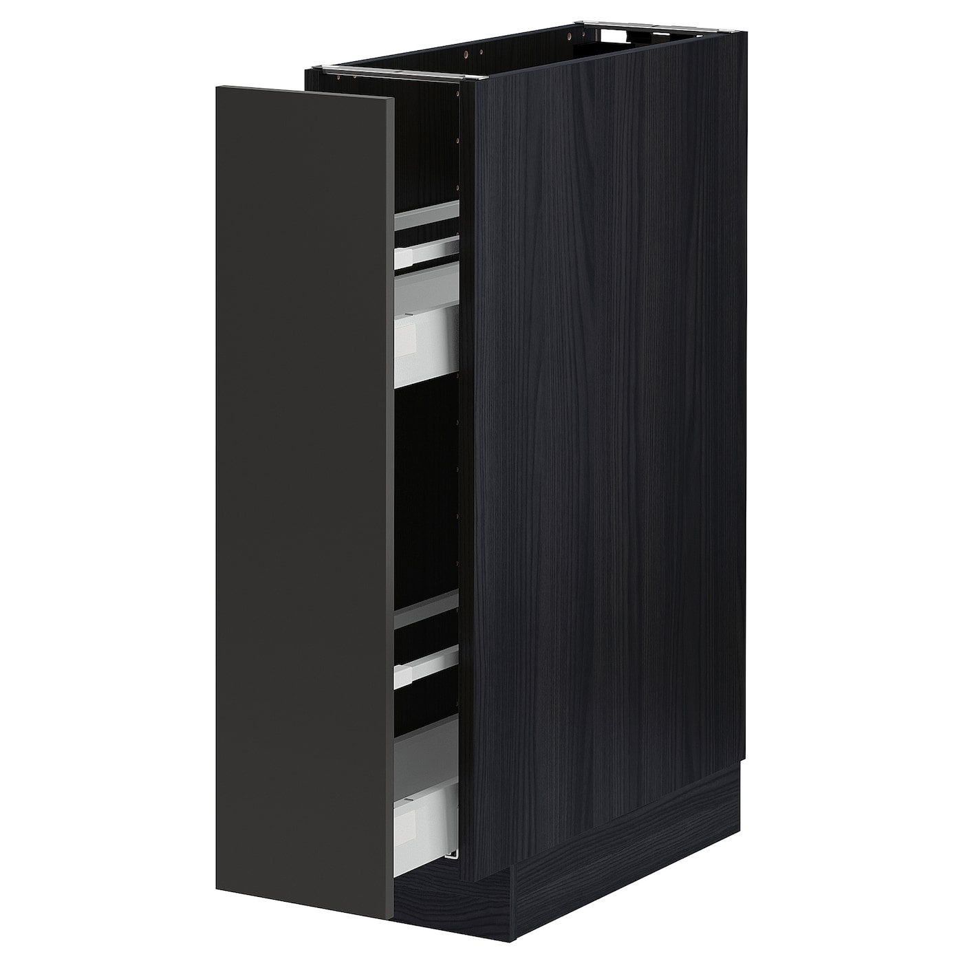 Напольный шкаф - METOD / MAXIMERA IKEA/ МЕТОД/ МАКСИМЕРА ИКЕА,  88х20 см,черный