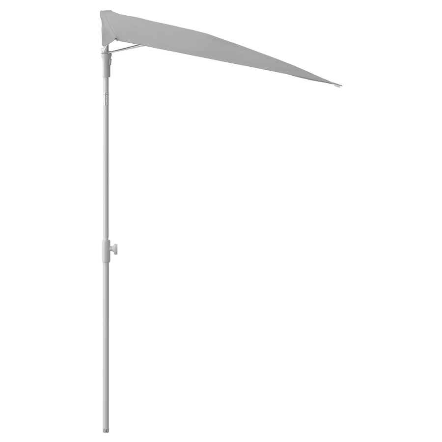 Зонт от солнца - IKEA LILLEÖ/LILLEO/ ЛИЛЛЕО ИКЕА , 150x100 см, серый (изображение №1)