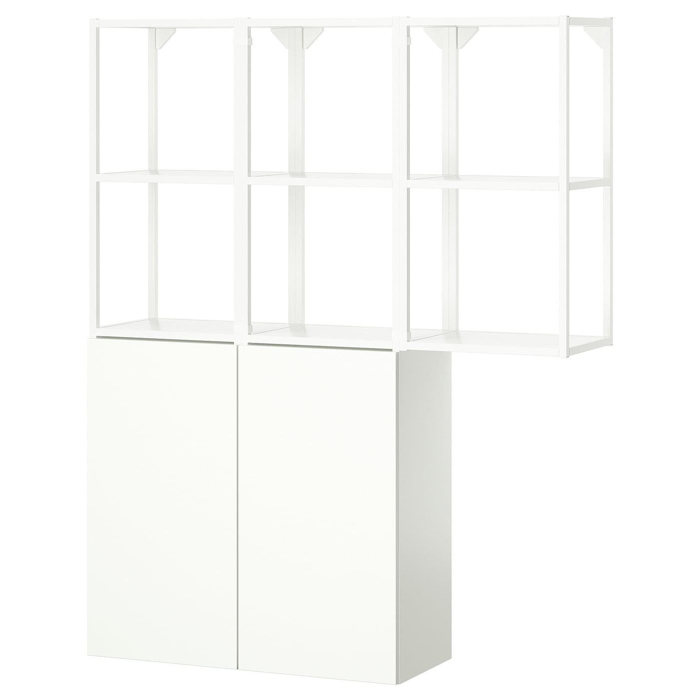 Комбинация для ванной - IKEA ENHET, 120х32х150 см, белый, ЭНХЕТ ИКЕА