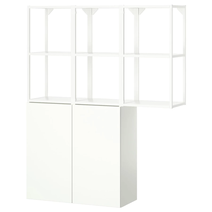Комбинация для ванной - IKEA ENHET, 120х32х150 см, белый, ЭНХЕТ ИКЕА (изображение №1)