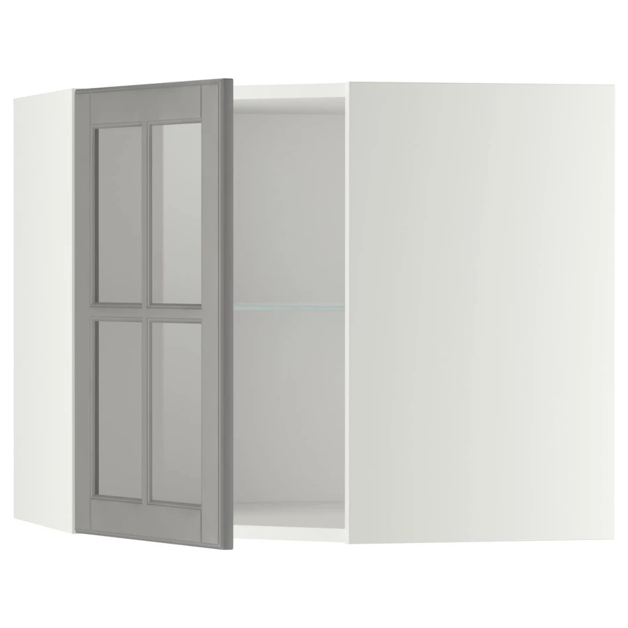 Шкафт - METOD  IKEA/  МЕТОД ИКЕА, 60х68 см, серый/белый (изображение №1)