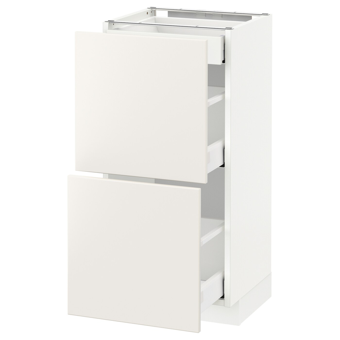Напольный кухонный шкаф  - IKEA METOD MAXIMERA, 88x39,2x40см, белый, МЕТОД МАКСИМЕРА ИКЕА