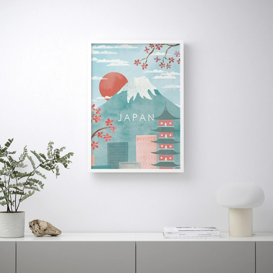 Постер - IKEA BILD, 50х70 см, «Cилуэт города», БИЛЬД ИКЕА (изображение №2)