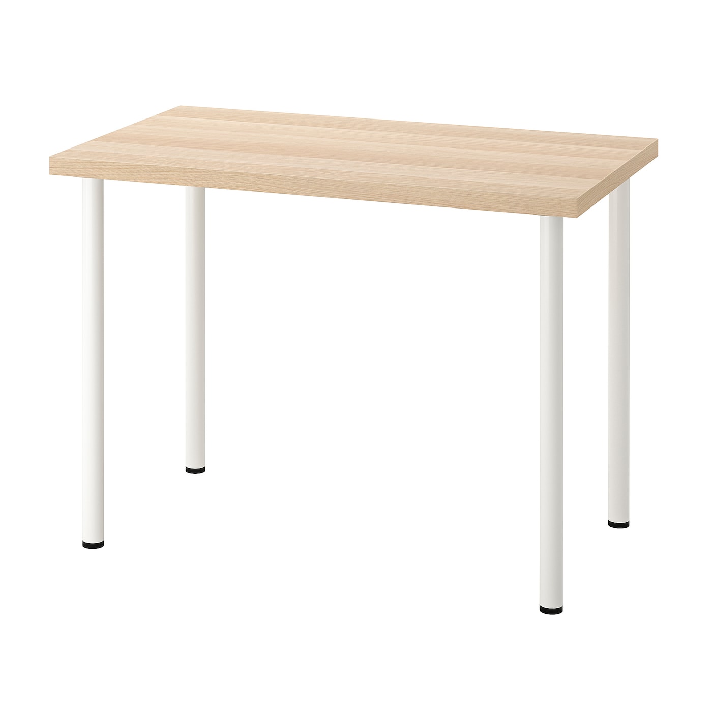 Письменный стол - IKEA LINNMON/ADILS, 100х60 см, под беленый дуб/белый, ЛИННМОН/АДИЛЬС ИКЕА