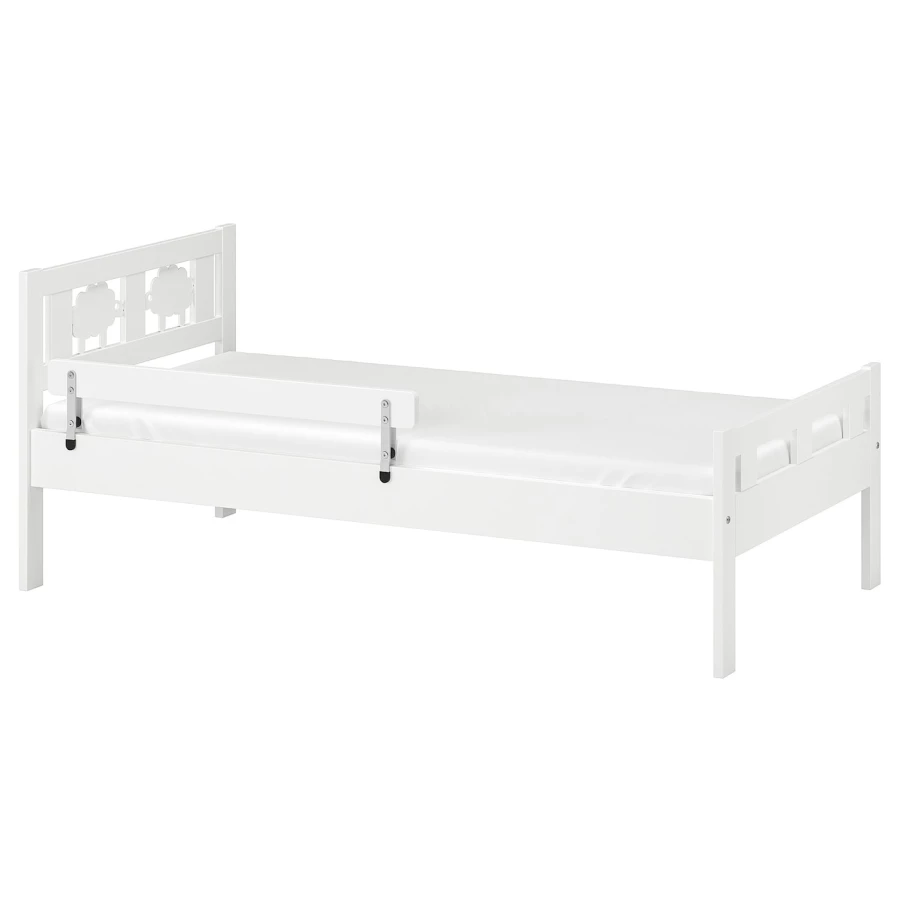 Кровать одноярусная - IKEA KRITTER/ КРИТТЕР ИКЕА, 70x160 см, белый (изображение №1)