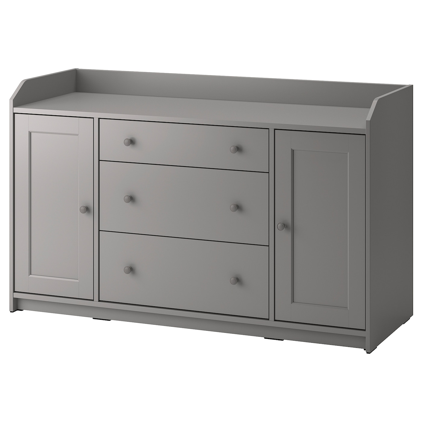 Шкаф - HAUGA IKEA/ ХАУГА ИКЕА,  140x84 см, серый