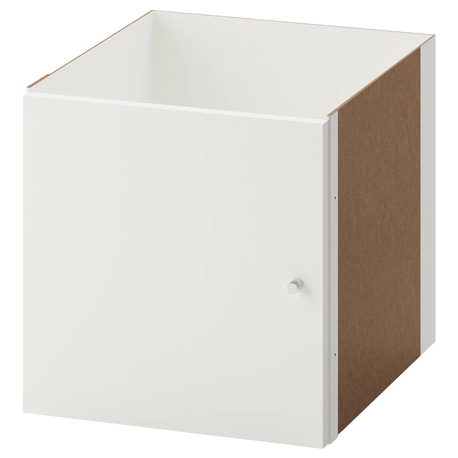 Вставка с дверцей -  KALLAX IKEA/КАЛЛАКС ИКЕА, 33х33 см, белый/бежевый (изображение №1)