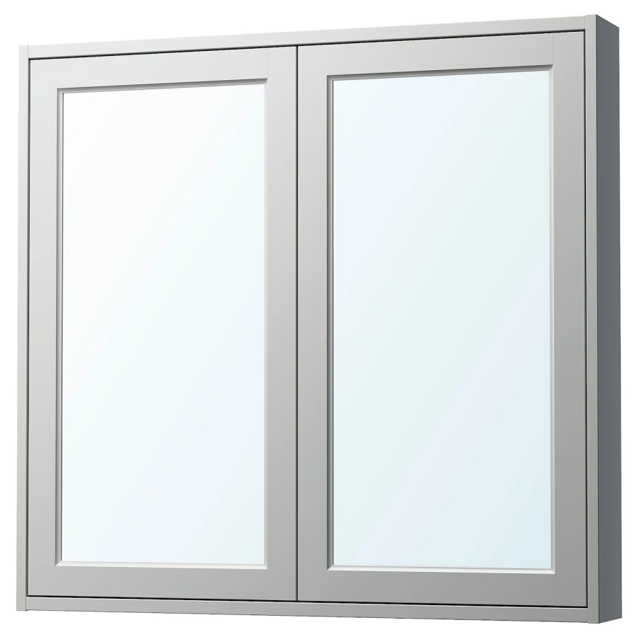 Зеркальный шкаф - TÄNNFORSEN / TАNNFORSEN IKEA/ ТАННФОРСЕН ИКЕА, 100х15х95 см, серый (изображение №1)